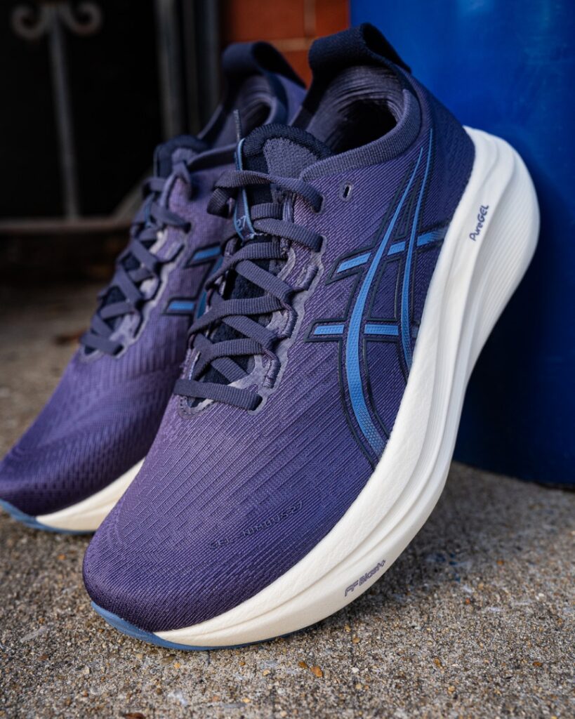 asics gel nimbus 27 - purple lean