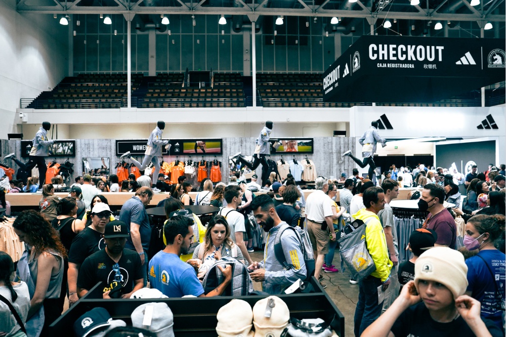 boston marathon - adidas expo