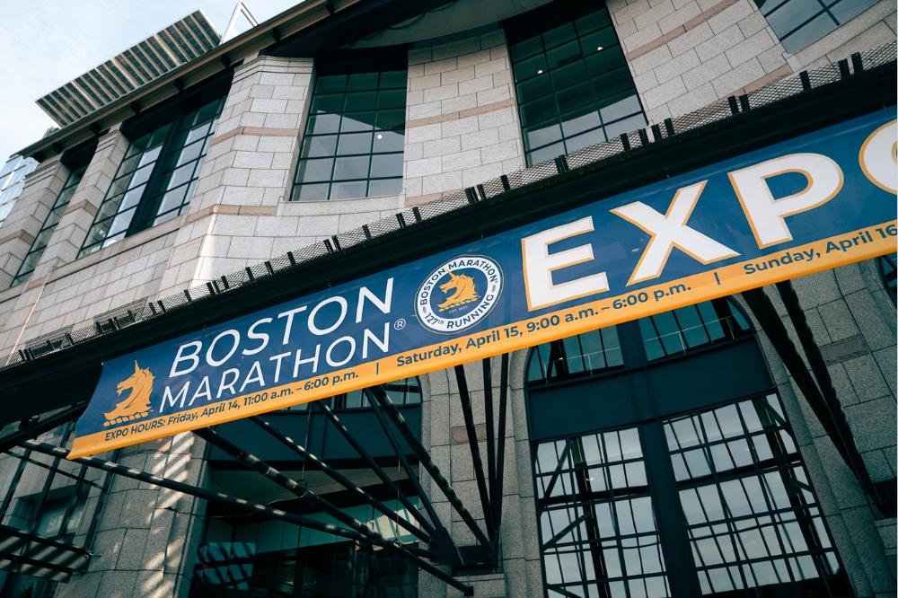 boston marathon - expo entrance