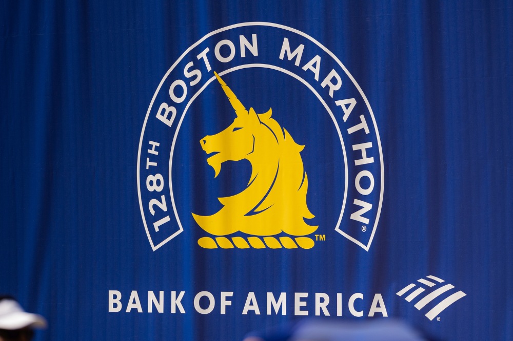 boston marathon - logo sign