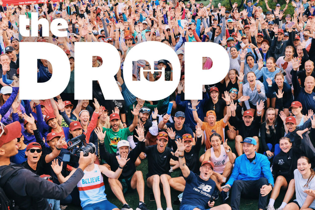 the drop e303, crowd of runners in a photo