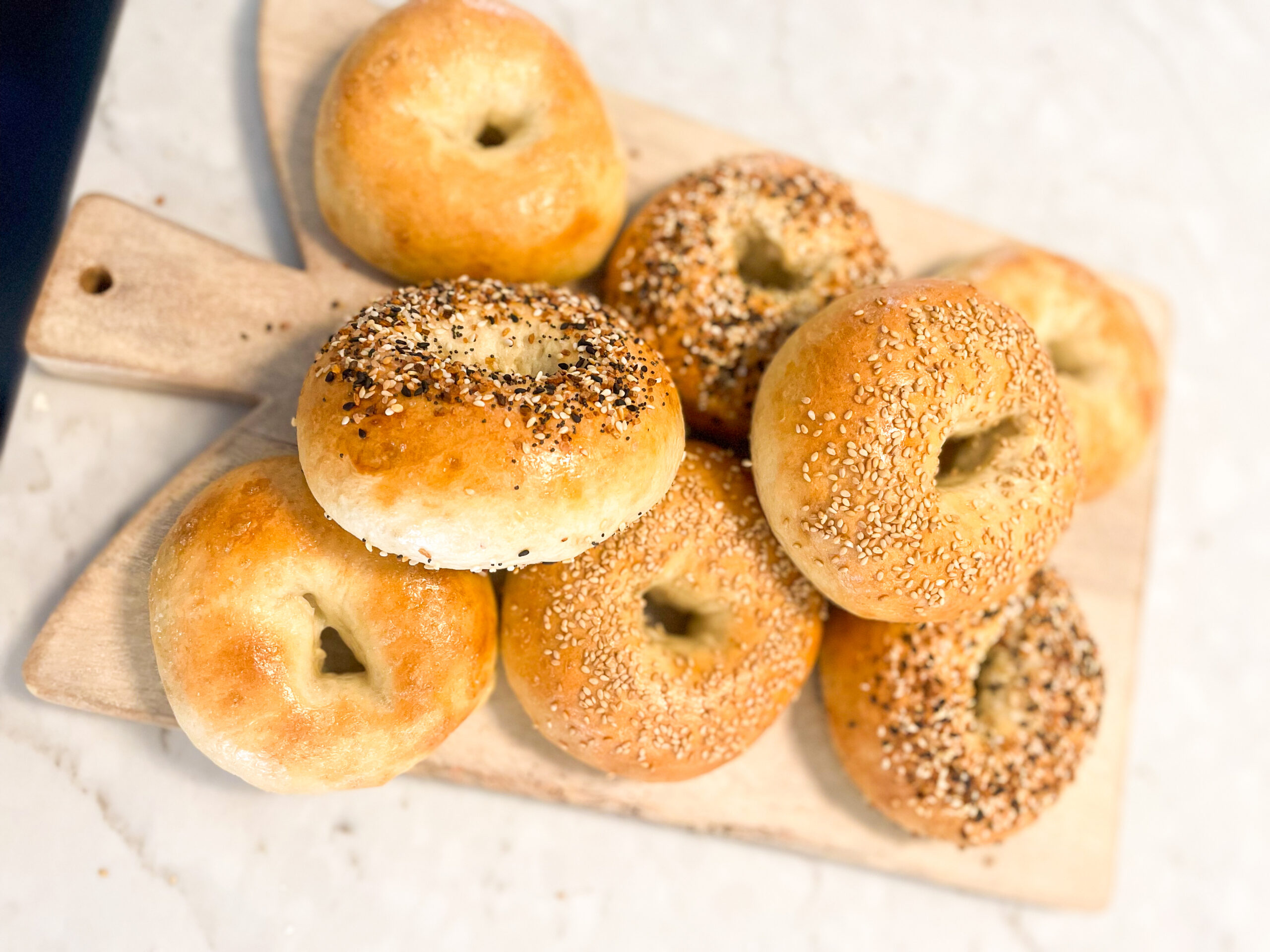 fresh bagels