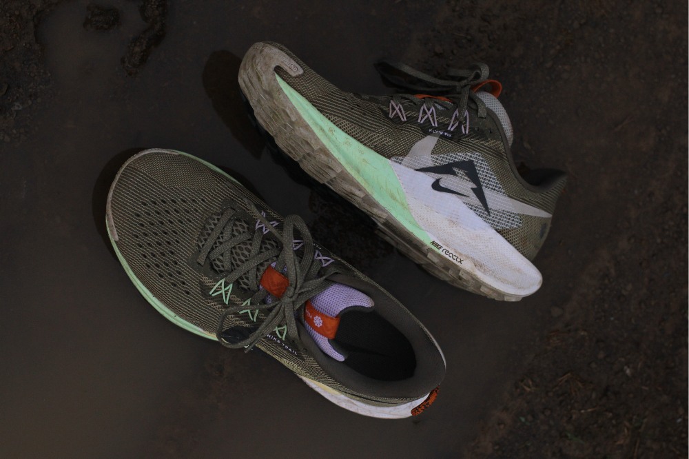 nike pegasus trail 5 - mud side