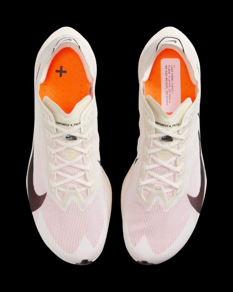 nike vaporfly 4 top down