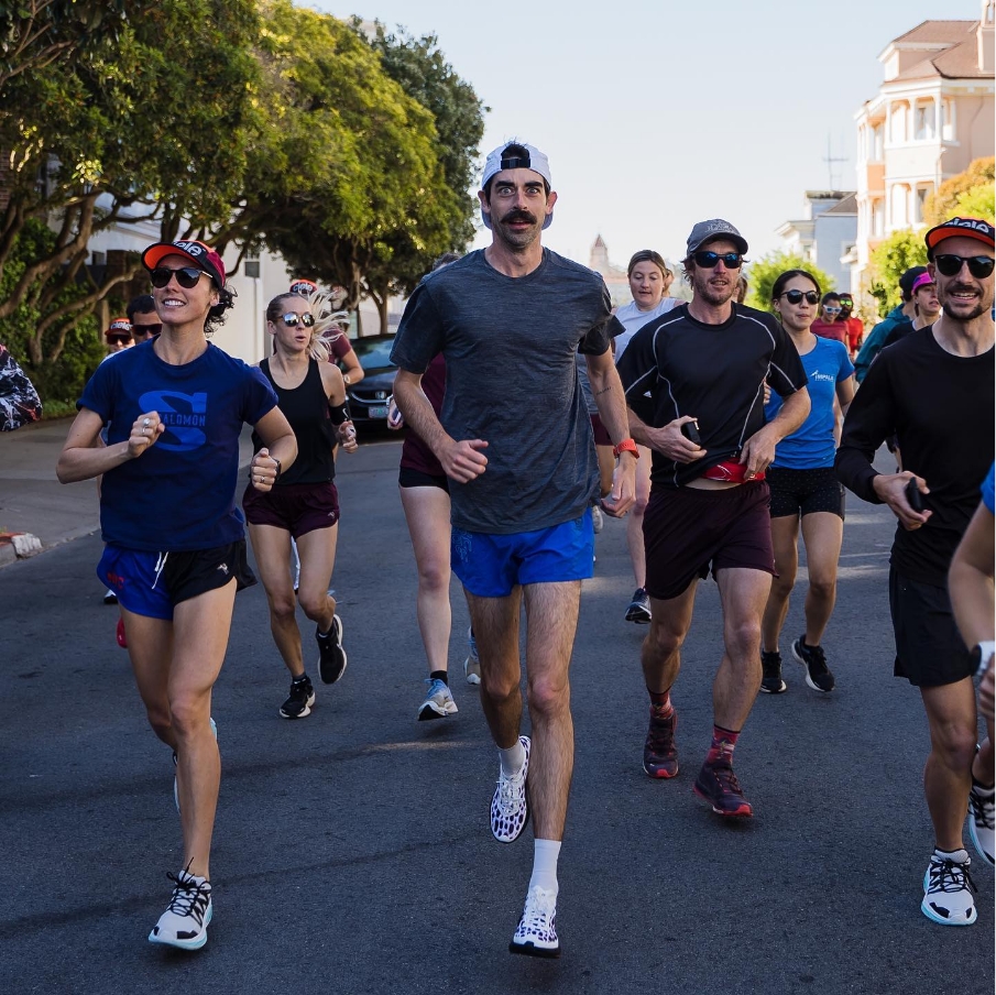 Salomon x Ciele Launch Event Group Run with Noah Droddy