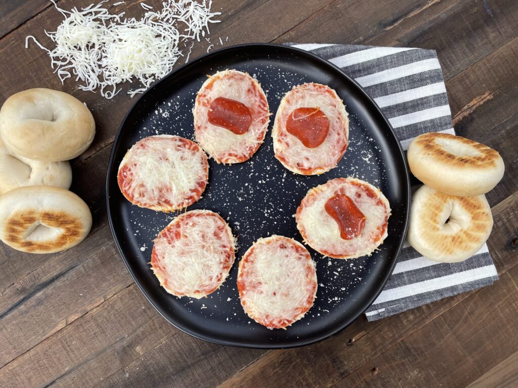 featherstun recipe - bagel bites