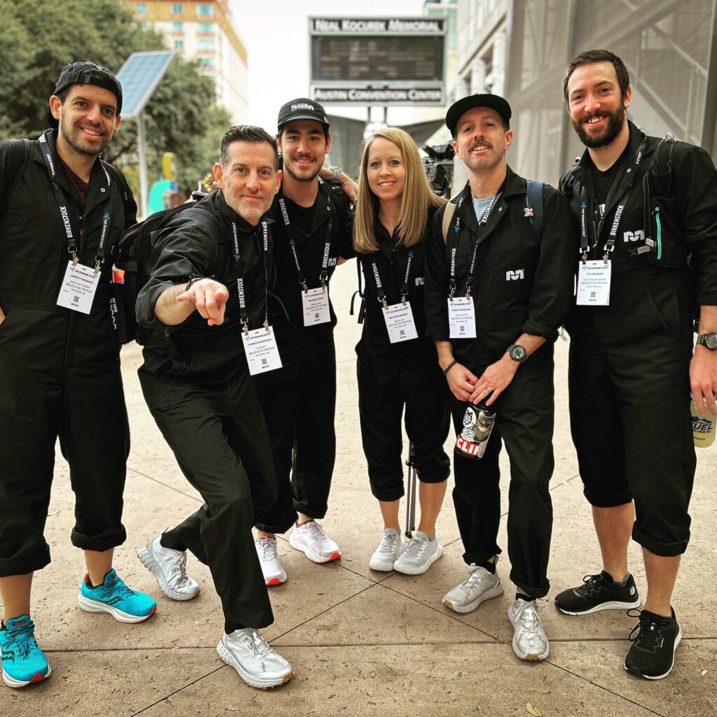 Team BITR at the Running Event