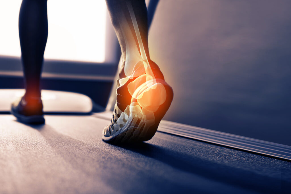 Cropped shot highlighting a sportspersons injury.