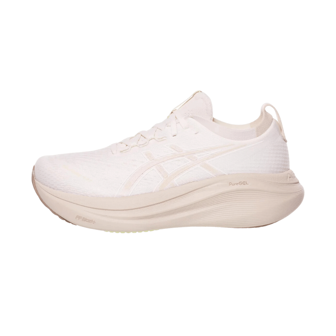 asics gel-nimbus 27 - women shop oatmeal